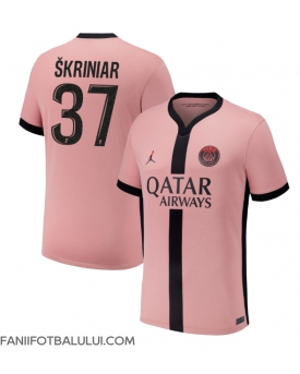 Paris Saint-Germain Milan Skriniar #37 Tricou Fotbal Replică 2024-25 Barbati Treilea